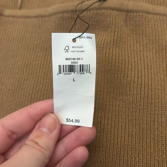 Banana Republic Brown Knit Halter Top NWT Size Large - Picture 4 of 4